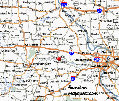 Map of Missouri